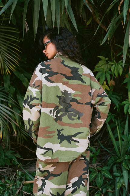 Kinga Csilla Camuffare Cin Shirt - Camouflage