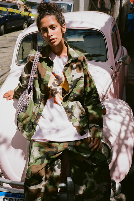 Kinga Csilla Camuffare Cin Shirt - Camouflage