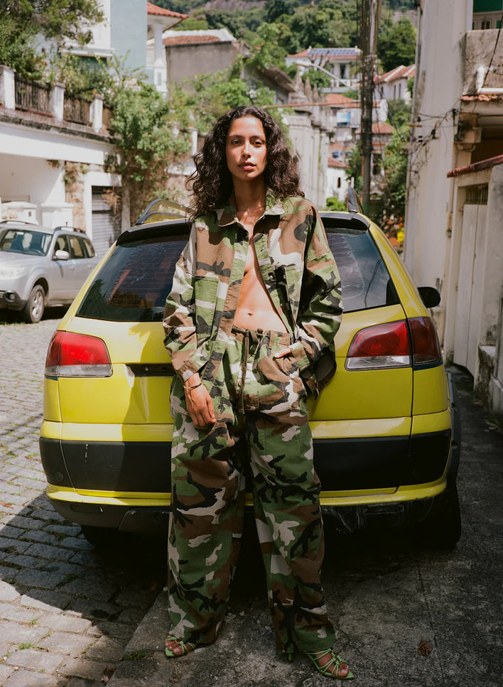 Kinga Csilla Camuffare Pallet Pant - Camouflage