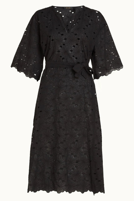 King Louie Kiki Kaftan - Brava Broderie - Black