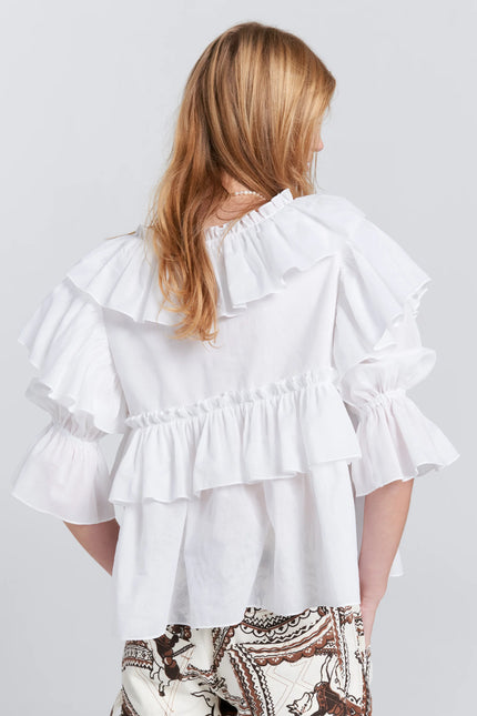 Karen Walker Whisper Top - White