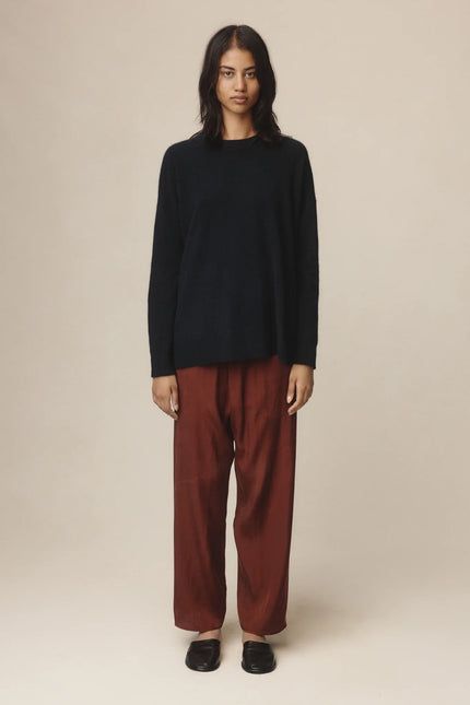 Marle Joni Jumper ~ Possum/Merino/Silk - Black