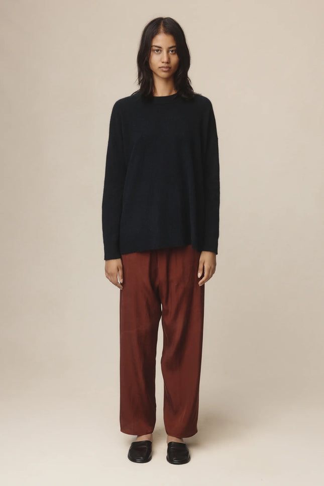 Marle Joni Jumper ~ Possum/Merino/Silk - Black