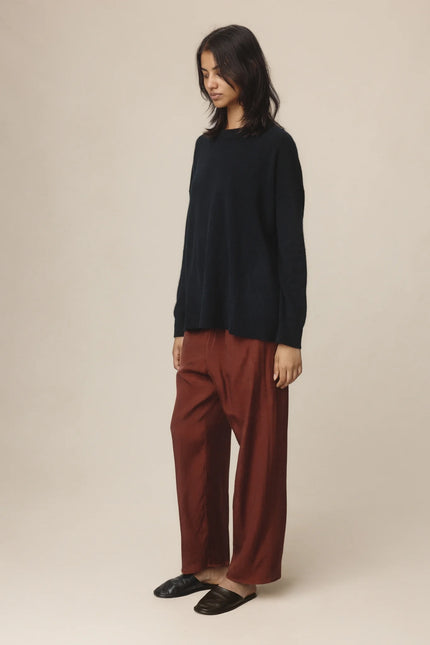 Marle Joni Jumper ~ Possum/Merino/Silk - Black