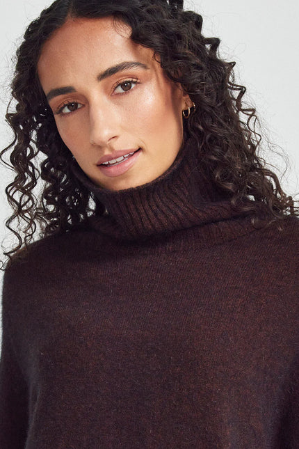 Untouched World Air Cape Sweater - Cacao