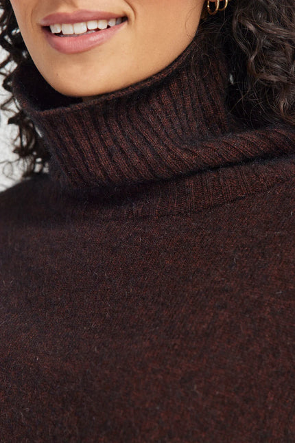 Untouched World Air Cape Sweater - Cacao