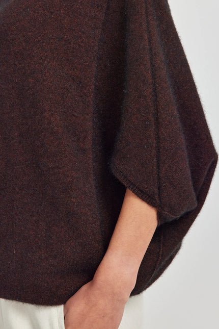 Untouched World Air Cape Sweater - Cacao