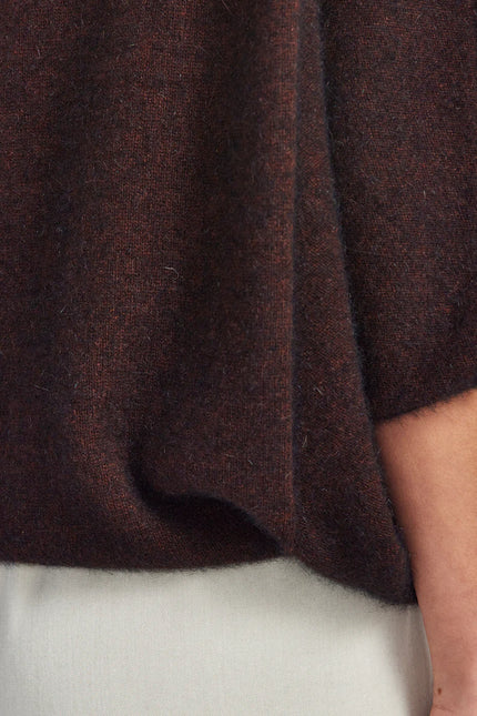 Untouched World Air Cape Sweater - Cacao