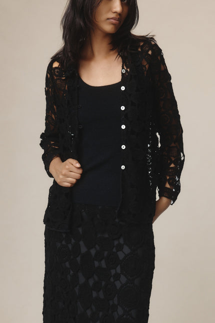 Marle Pierre Top - Black