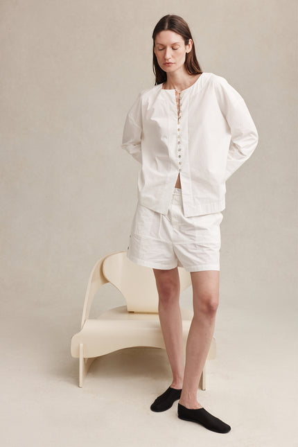 Marle Diya Shirt - Blanc