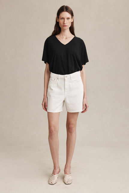 Marle Classic Jean Short ~ Blanc