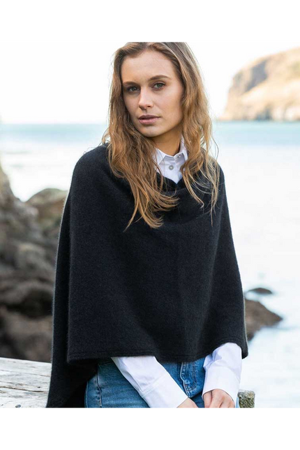 Noble Wilde Wrap Up Cape ~ Black