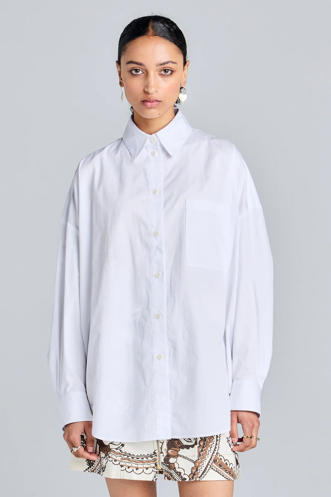 Karen Walker Rider Shirt - White