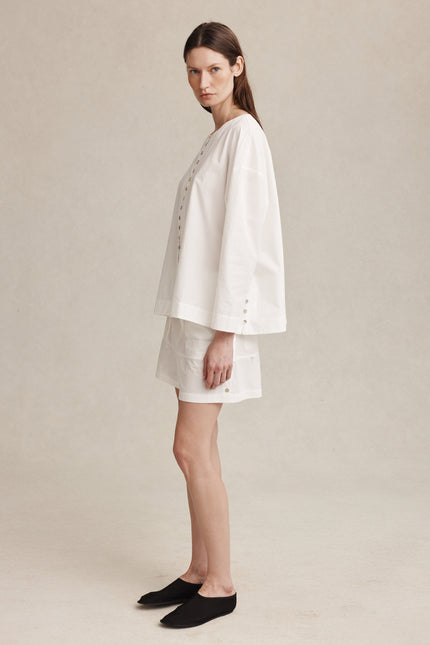 Marle Diya Shirt - Blanc