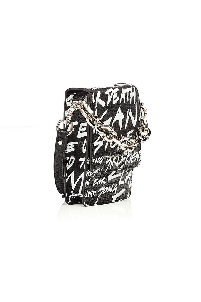 Stolen Girlfriends Club - On Tour Bag - Graffiti Leather -Black/White