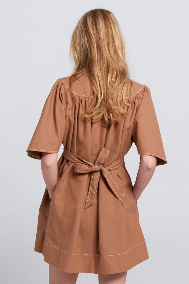 Karen Walker Mini Jamboree Dress - Mocha