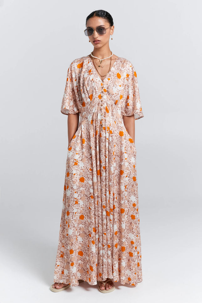 Karen Walker Perfect Day Florence Dress - Pink Multi