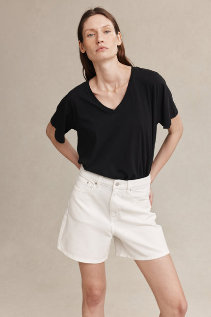 Marle Classic Jean Short ~ Blanc