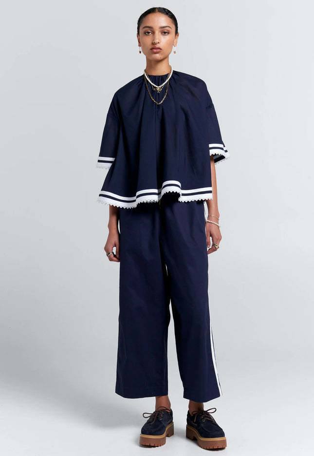 Karen Walker Boat Pants - Navy