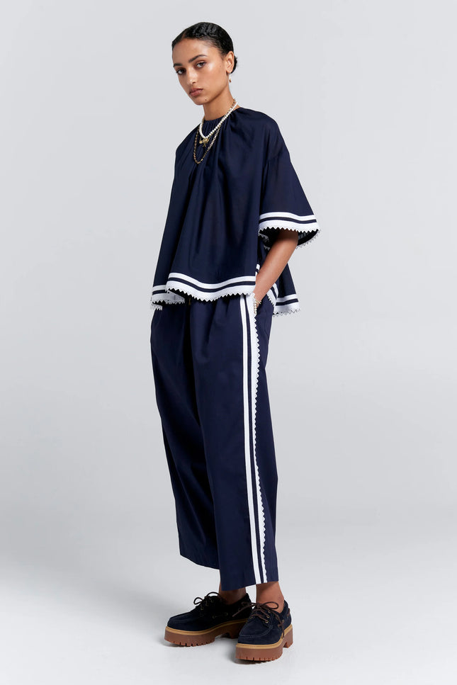 Karen Walker Boat Pants - Navy