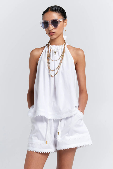 Karen Walker Scout Shorts - White