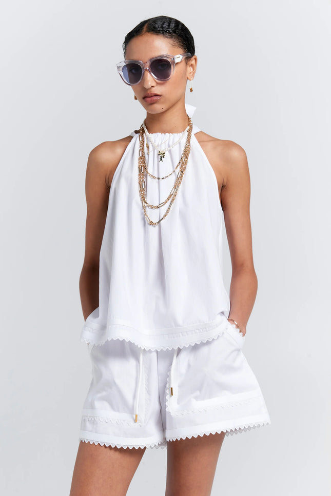 Karen Walker Scout Shorts - White