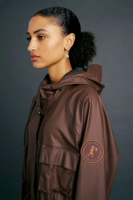 Karen Walker Excursion Raincoat - Chocolate