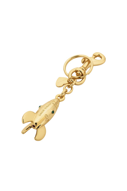 Karen Walker Rocket Charm ~ Gold