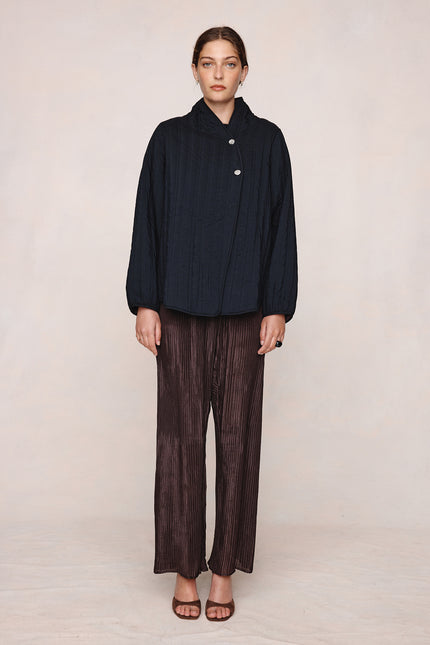 Marle Agnes Jacket - Black/Tapenade