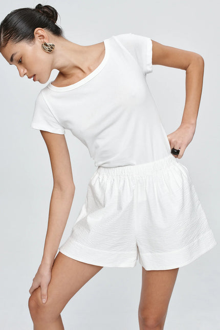 Marle Alisa Short - Cotton - Blanc