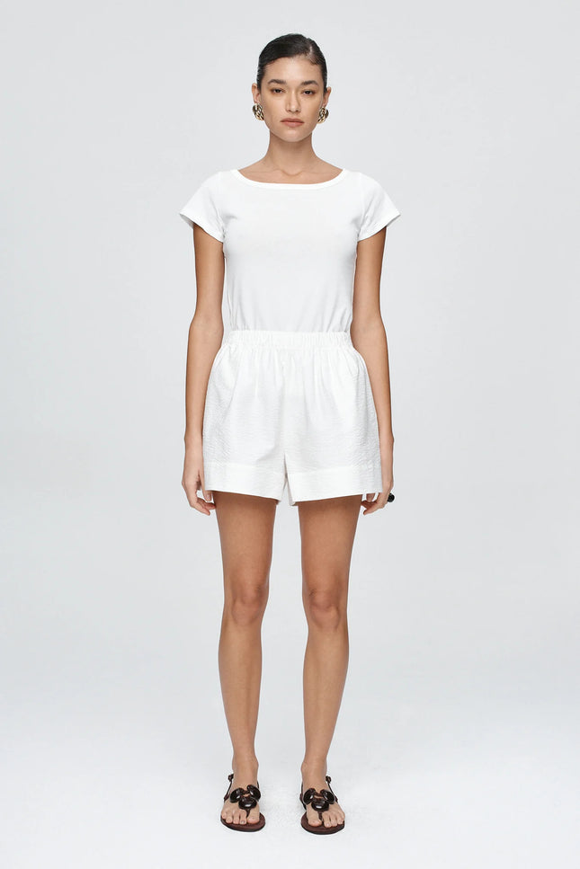 Marle Alisa Short - Cotton - Blanc