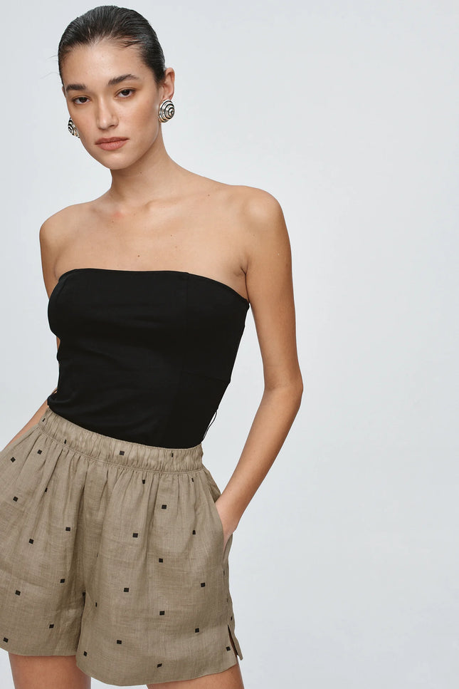 Marle Alisa Short - Ramie - Laurel