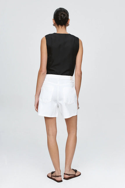 Marle Classic Jean Short - Blanc