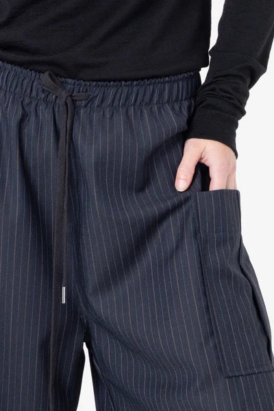 Company of Strangers Boredom Trackies - Charcoal Wool Stripe