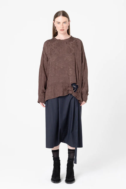 Company of Strangers Tangle Sweater - Cacao Jaquard