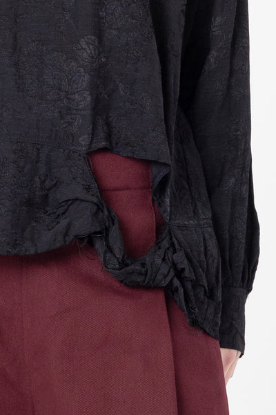 Company of Strangers Tangle Sweater - Black Jaquard