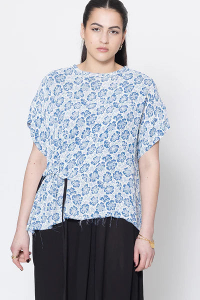 Company of Strangers Neurotic Tee - Hibiscus