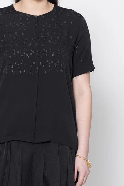 Company Of Strangers Entitled Tee - Black Scatter