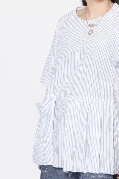 Company Of Strangers Panic Tee - White Stripe