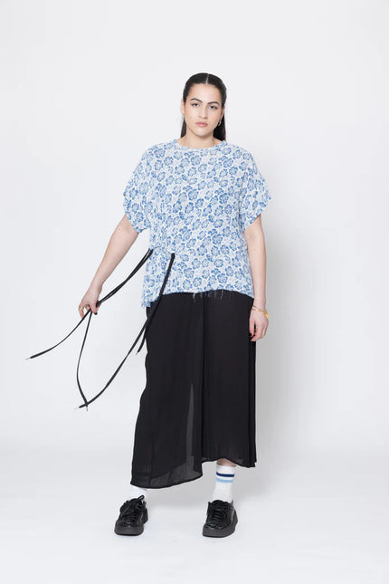 Company of Strangers Neurotic Tee - Hibiscus