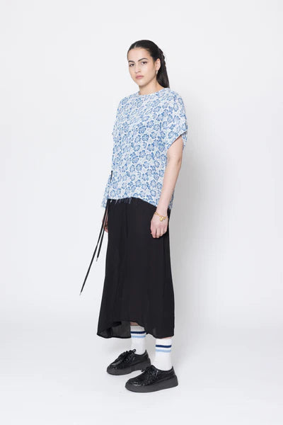 Company of Strangers Neurotic Tee - Hibiscus