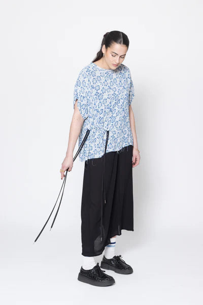 Company of Strangers Neurotic Tee - Hibiscus