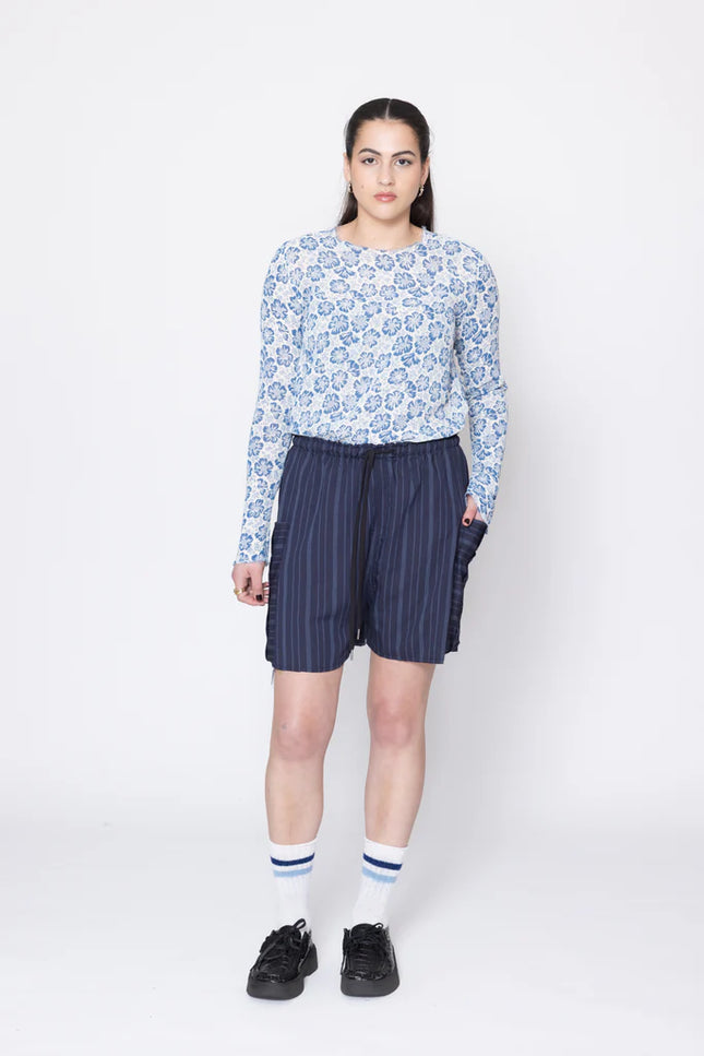 Company Of Strangers Persona Shorts - Navy Stripe