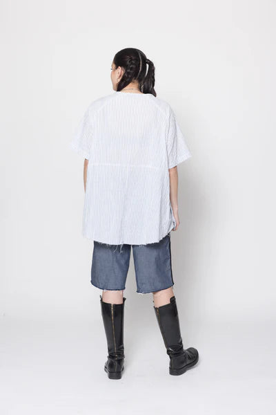 Company Of Strangers Panic Tee - White Stripe