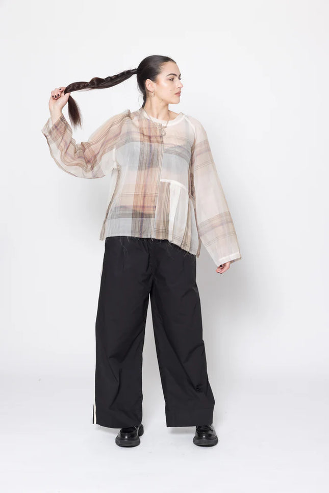 Company of Strangers Sting Sweater - Coco Plaid