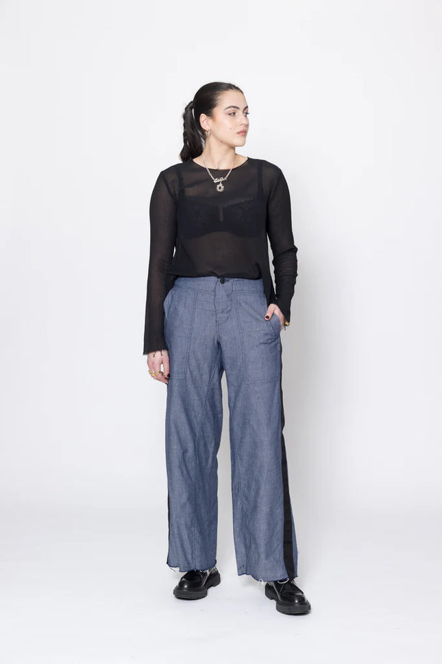 Company of Strangers Joy Pants - Denim Blue