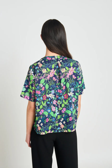 twenty-seven names Onward tee - Navy Floral