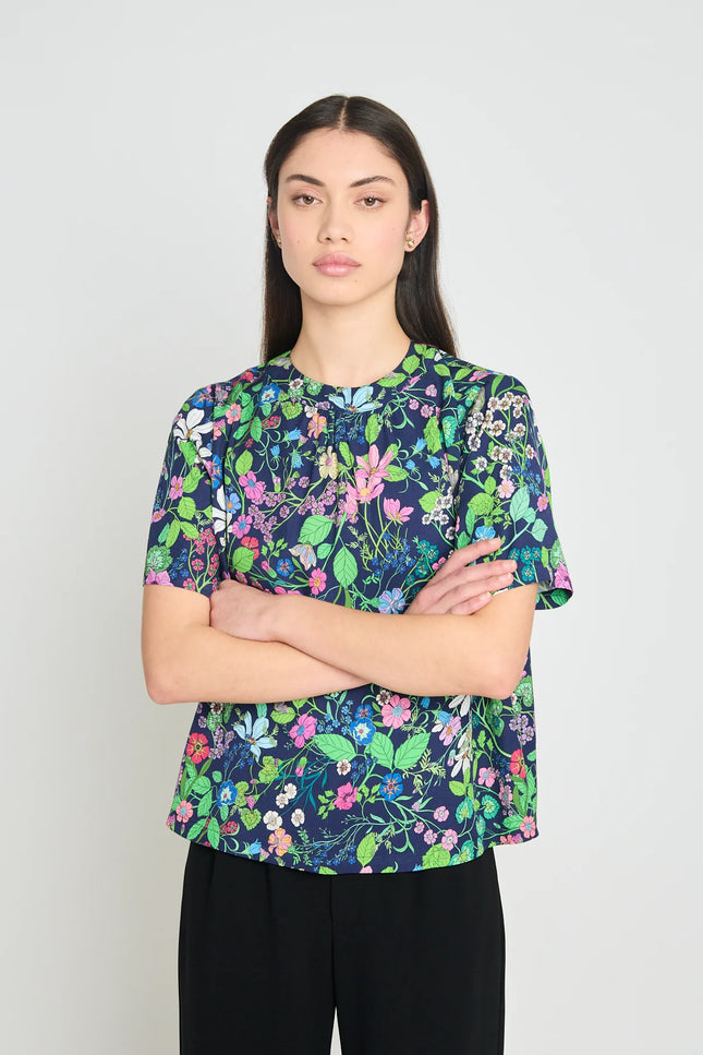 twenty-seven names Onward tee - Navy Floral
