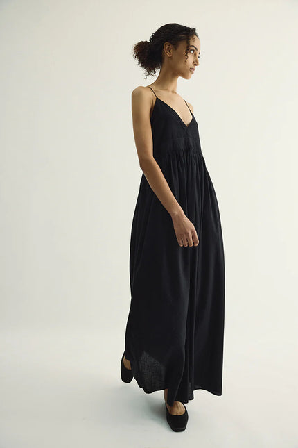 Pharlain Frances Dress - Cotton - Black