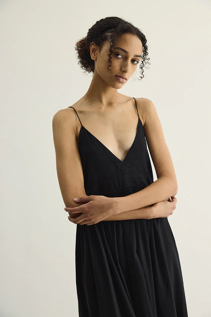 Pharlain Frances Dress - Cotton - Black